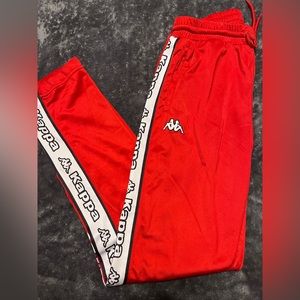 Red Kappa Joggers